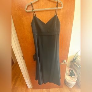 BCBG Black formal spaghetti strap dress